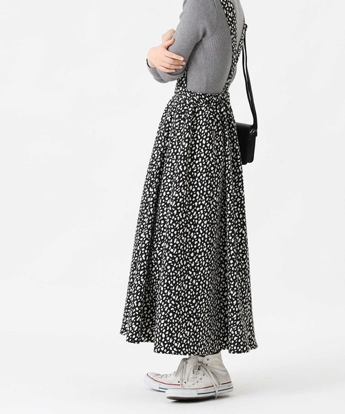 HONEYSUCKLE ROSE（ハニーサックルローズ）の「【HONEYSUCKLE ROSE】２ＷＡＹフレアスカート（スカート・レディース・ベージュ/グレー/オフホワイト/ブラック・M/L）」の7枚目の写真