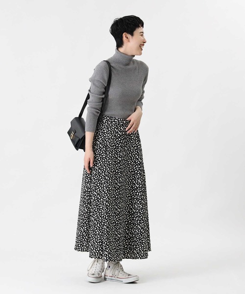 HONEYSUCKLE ROSE（ハニーサックルローズ）の「【HONEYSUCKLE ROSE】２ＷＡＹフレアスカート（スカート・レディース・ベージュ/グレー/オフホワイト/ブラック・M/L）」の10枚目の写真