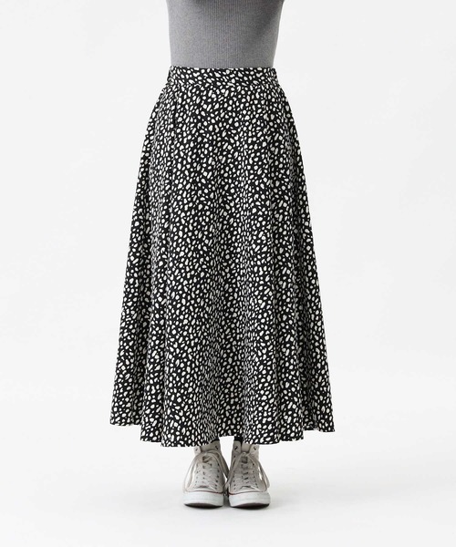 HONEYSUCKLE ROSE（ハニーサックルローズ）の「【HONEYSUCKLE ROSE】２ＷＡＹフレアスカート（スカート・レディース・ベージュ/グレー/オフホワイト/ブラック・M/L）」の11枚目の写真