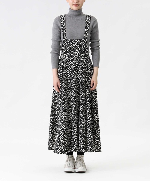 HONEYSUCKLE ROSE（ハニーサックルローズ）の「【HONEYSUCKLE ROSE】２ＷＡＹフレアスカート（スカート・レディース・ベージュ/グレー/オフホワイト/ブラック・M/L）」の14枚目の写真