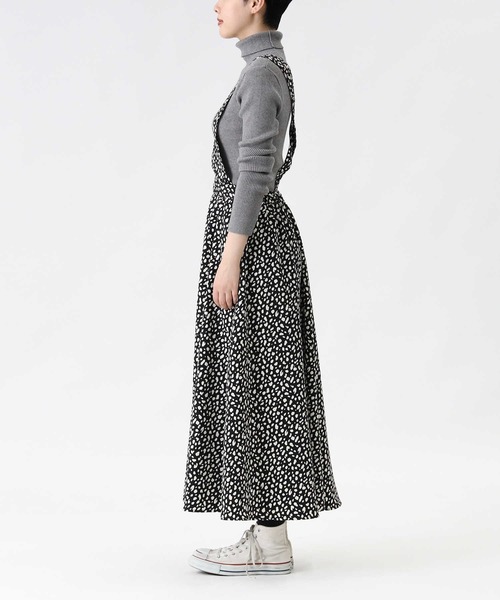 HONEYSUCKLE ROSE（ハニーサックルローズ）の「【HONEYSUCKLE ROSE】２ＷＡＹフレアスカート（スカート・レディース・ベージュ/グレー/オフホワイト/ブラック・M/L）」の15枚目の写真