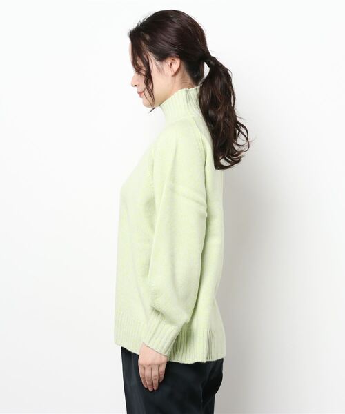 INED（イネド）の「杢カラーハイネックニット（ニット/セーター・レディース・イエロー/ピンク/ブラック・9号）」の16枚目の写真