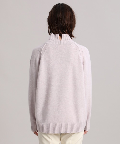 INED（イネド）の「杢カラーハイネックニット（ニット/セーター・レディース・イエロー/ピンク/ブラック・9号）」の7枚目の写真