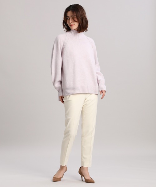 INED（イネド）の「杢カラーハイネックニット（ニット/セーター・レディース・イエロー/ピンク/ブラック・9号）」の10枚目の写真