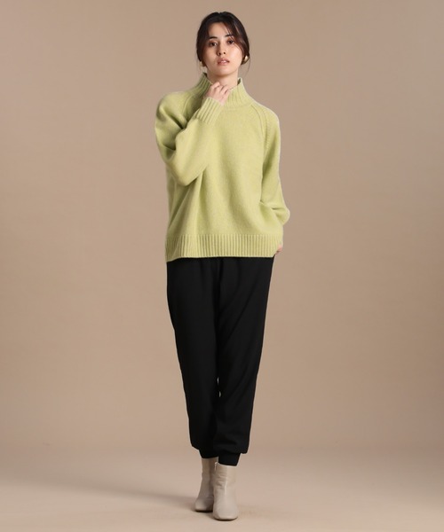 INED（イネド）の「杢カラーハイネックニット（ニット/セーター・レディース・イエロー/ピンク/ブラック・9号）」の13枚目の写真