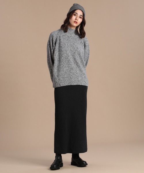 INED（イネド）の「杢カラーハイネックニット（ニット/セーター・レディース・イエロー/ピンク/ブラック・9号）」の14枚目の写真