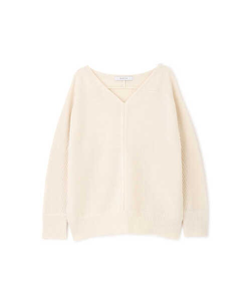 BOSCH（ボッシュ）の「◆ウールコットンガーターニット（ニット/セーター・レディース・ホワイト/パープル/ネイビー/ライトグリーン・38）」の20枚目の写真