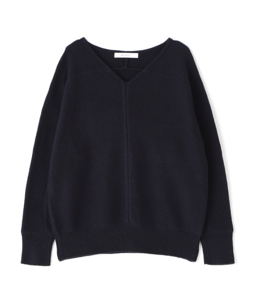 BOSCH（ボッシュ）の「◆ウールコットンガーターニット（ニット/セーター・レディース・ホワイト/パープル/ネイビー/ライトグリーン・38）」の4枚目の写真