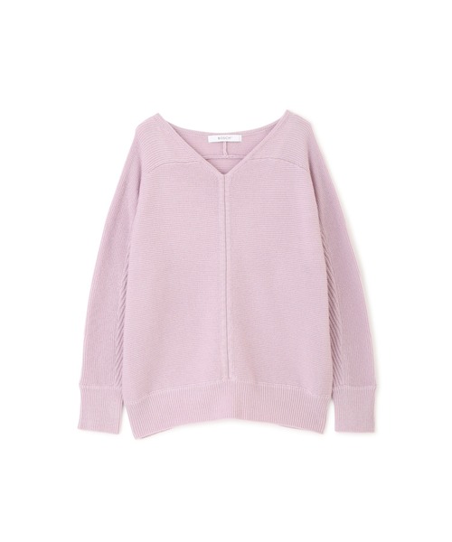 BOSCH（ボッシュ）の「◆ウールコットンガーターニット（ニット/セーター・レディース・ホワイト/パープル/ネイビー/ライトグリーン・38）」の13枚目の写真