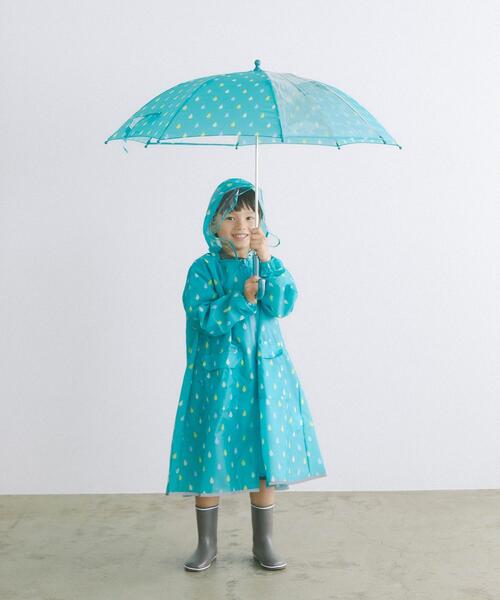 green label relaxing（グリーンレーベルリラクシング）の「GLR シズク 傘 40cm-50cm（長傘・キッズ・ライトグレー/ライラック/ケリー/ライトブルー・40cm/45cm/50cm）」の2枚目の写真