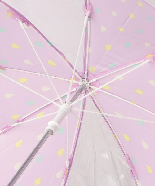 green label relaxing（グリーンレーベルリラクシング）の「GLR シズク 傘 40cm-50cm（長傘・キッズ・ライトグレー/ライラック/ケリー/ライトブルー・40cm/45cm/50cm）」の5枚目の写真