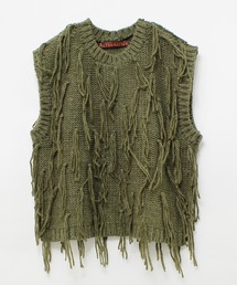 K2572 ランダムフリンジベスト