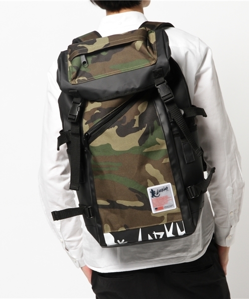 VENCEEXCHANGE（ヴァンスエクスチェンジ）の「LARKINSラーキンス BACKPACK                （バックパック/リュック・メンズ・ホワイト/ダークグリーン/ブラック/ネイビー/アッシュグレー・FREE）」の10枚目の写真