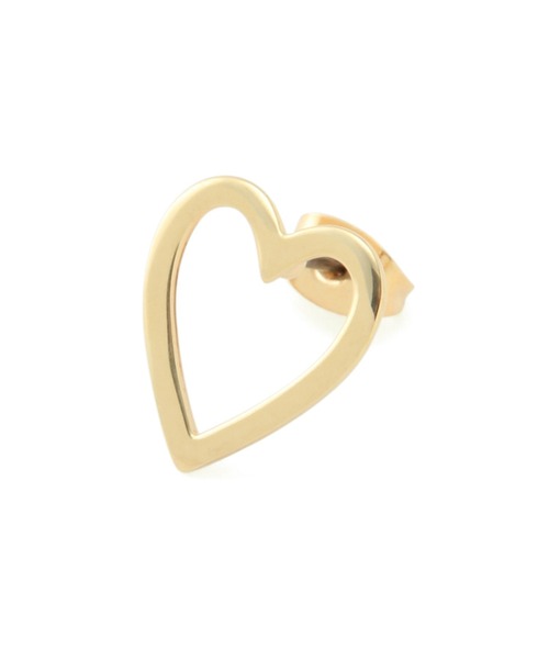 ADAM ET ROPE'(アダムエロペ)の「【LES BIJOUX】オープンハートピアス(ピアス(両耳用)・レディース・ゴールド/シルバー・FREE)」の6枚目の写真
