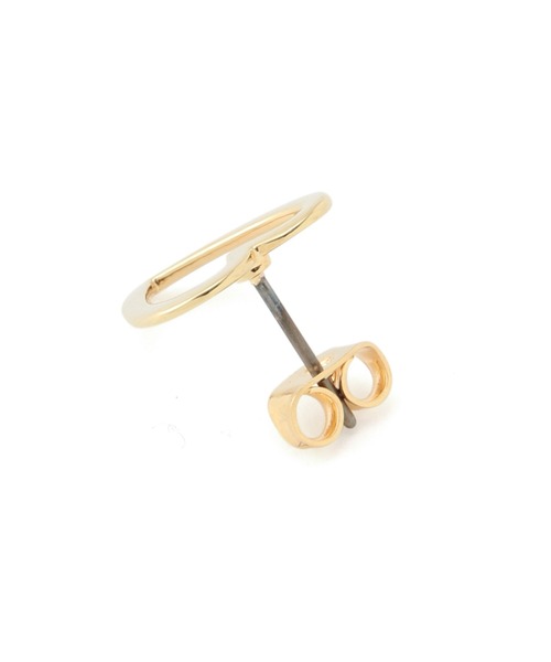 ADAM ET ROPE'(アダムエロペ)の「【LES BIJOUX】オープンハートピアス(ピアス(両耳用)・レディース・ゴールド/シルバー・FREE)」の7枚目の写真