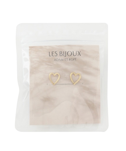 ADAM ET ROPE'(アダムエロペ)の「【LES BIJOUX】オープンハートピアス(ピアス(両耳用)・レディース・ゴールド/シルバー・FREE)」の8枚目の写真