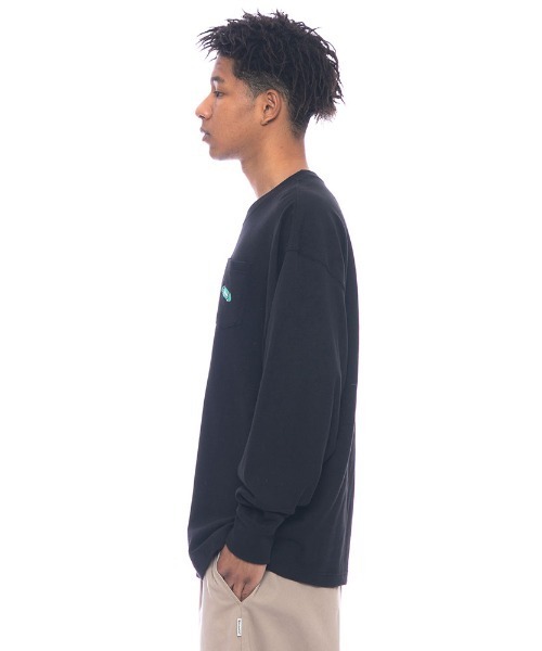 ELEMENT(エレメント)の「ELEMENT メンズ POP YOUR DECK LS ロンT 【2022年春夏モデル】/エレメント長袖バックプリントロンT(Tシャツ/カットソー・メンズ・ホワイト/グリーン/ブラック・LARGE/MEDIUM/X-LARGE)」の4枚目の写真