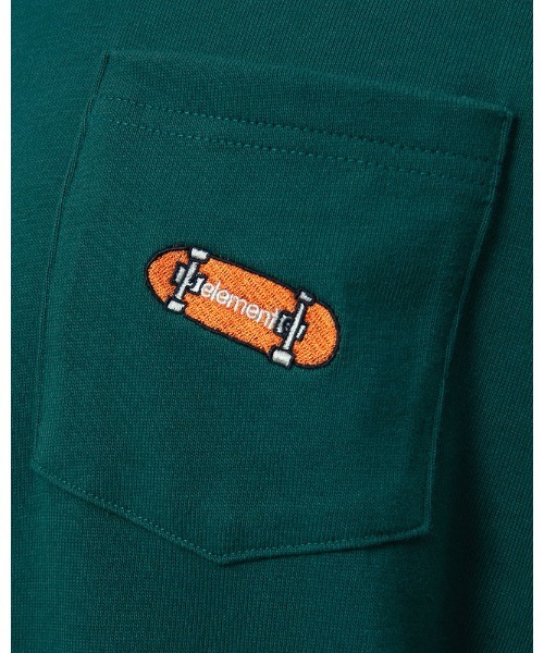 ELEMENT(エレメント)の「ELEMENT メンズ POP YOUR DECK LS ロンT 【2022年春夏モデル】/エレメント長袖バックプリントロンT(Tシャツ/カットソー・メンズ・ホワイト/グリーン/ブラック・LARGE/MEDIUM/X-LARGE)」の10枚目の写真