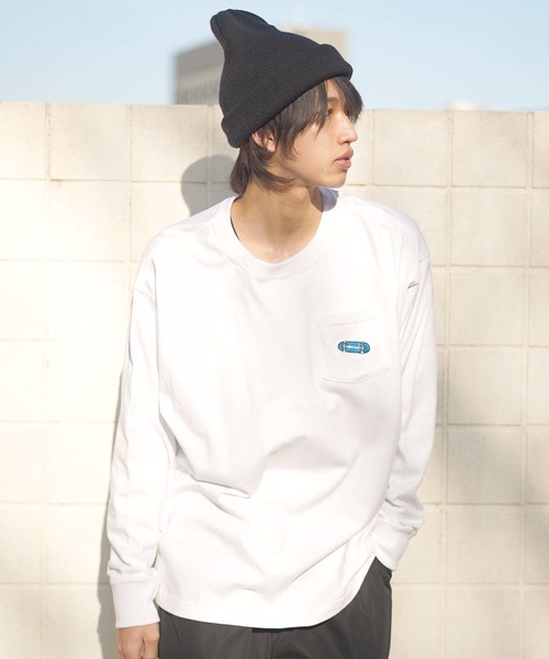 ELEMENT(エレメント)の「ELEMENT メンズ POP YOUR DECK LS ロンT 【2022年春夏モデル】/エレメント長袖バックプリントロンT(Tシャツ/カットソー・メンズ・ホワイト/グリーン/ブラック・LARGE/MEDIUM/X-LARGE)」の21枚目の写真