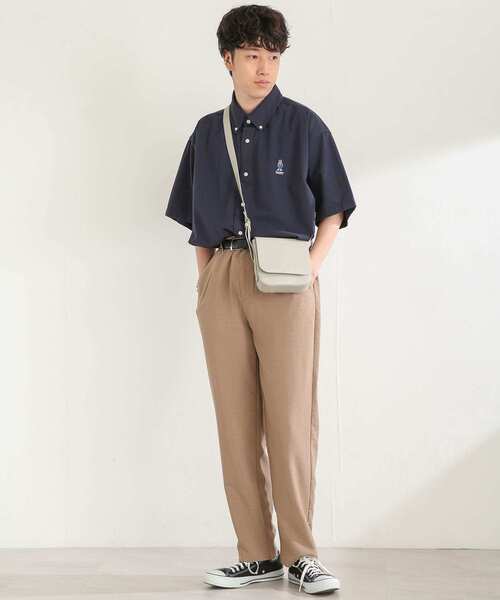 SENSE OF PLACE by URBAN RESEARCH（センスオブプレイスバイアーバンリサーチ）の「フェイクレザーショルダー（ショルダーバッグ・メンズ・ブラック/グリーン/アイボリー/ライトグレー・ONE）」の6枚目の写真