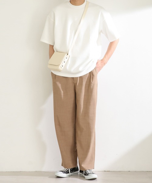 SENSE OF PLACE by URBAN RESEARCH（センスオブプレイスバイアーバンリサーチ）の「フェイクレザーショルダー（ショルダーバッグ・メンズ・ブラック/グリーン/アイボリー/ライトグレー・ONE）」の10枚目の写真