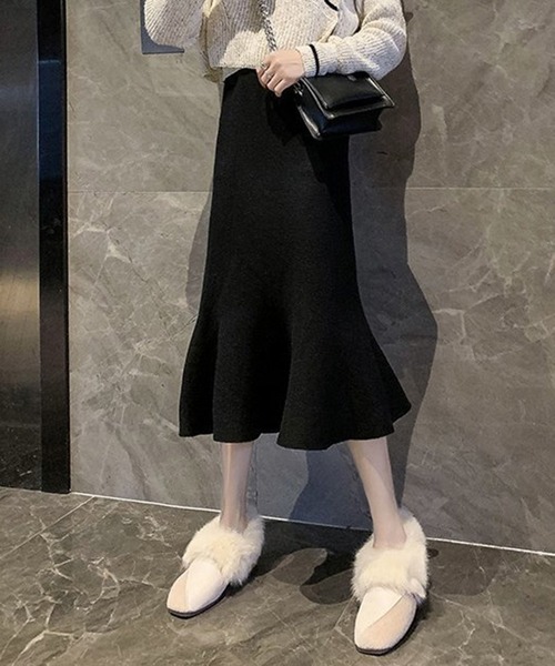 STYLEBLOCK(スタイルブロック)の「ファー付きローファー(パンプス・レディース・ブラック/ベージュ/ブラウン系その他・40/38/39/35/36/37)」の6枚目の写真