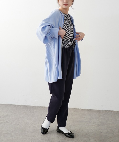 PUAL CE CIN（ピュアルセシン）の「【WEB限定】襟ギャザーブラウス（シャツ/ブラウス・レディース・オフホワイト/ピンク/イエロー/ブルー・FREE）」の17枚目の写真