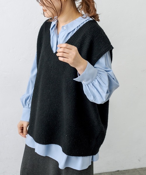 PUAL CE CIN（ピュアルセシン）の「【WEB限定】襟ギャザーブラウス（シャツ/ブラウス・レディース・オフホワイト/ピンク/イエロー/ブルー・FREE）」の19枚目の写真