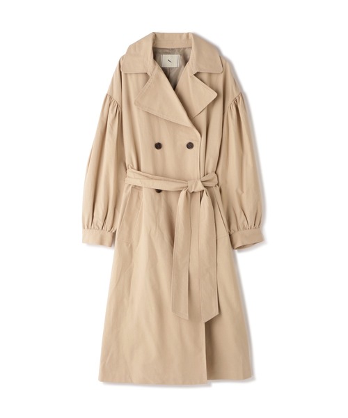 N.（N. Natural Beauty Basic）（エヌエヌナチュラルビューティーベーシック）の「◆ビックカラーオーバーサイズトレンチコート（トレンチコート・レディース・ベージュ/ライトベージュ/ブルー・MEDIUM）」の21枚目の写真