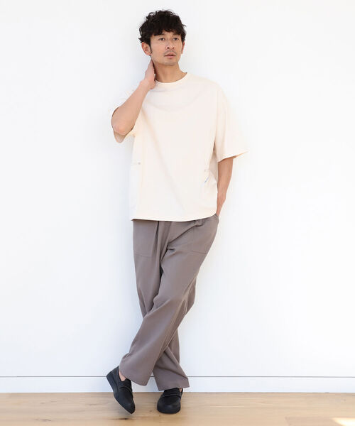 B:MING by BEAMS(ビーミングバイビームス)の「B:MING by BEAMS / リネンライクワイド ベイカーパンツ(その他パンツ・メンズ・ネイビー/グリーン系その他/ブラウン系その他4/レッド系その他7・SMALL/MEDIUM/LARGE/X-LARGE)」の10枚目の写真