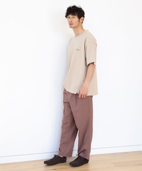 B:MING by BEAMS(ビーミングバイビームス)の「B:MING by BEAMS / リネンライクワイド ベイカーパンツ(その他パンツ・メンズ・ネイビー/グリーン系その他/ブラウン系その他4/レッド系その他7・SMALL/MEDIUM/LARGE/X-LARGE)」の6枚目の写真