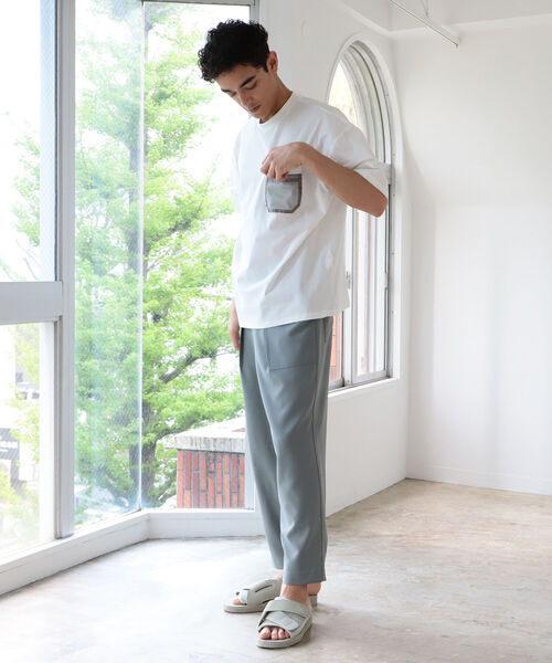 B:MING by BEAMS(ビーミングバイビームス)の「B:MING by BEAMS / リネンライクワイド ベイカーパンツ(その他パンツ・メンズ・ネイビー/グリーン系その他/ブラウン系その他4/レッド系その他7・SMALL/MEDIUM/LARGE/X-LARGE)」の11枚目の写真