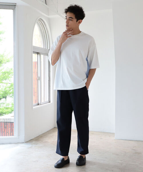 B:MING by BEAMS(ビーミングバイビームス)の「B:MING by BEAMS / リネンライクワイド ベイカーパンツ(その他パンツ・メンズ・ネイビー/グリーン系その他/ブラウン系その他4/レッド系その他7・SMALL/MEDIUM/LARGE/X-LARGE)」の14枚目の写真