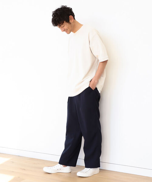 B:MING by BEAMS(ビーミングバイビームス)の「B:MING by BEAMS / リネンライクワイド ベイカーパンツ(その他パンツ・メンズ・ネイビー/グリーン系その他/ブラウン系その他4/レッド系その他7・SMALL/MEDIUM/LARGE/X-LARGE)」の15枚目の写真