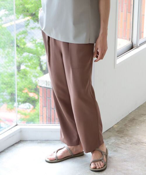 B:MING by BEAMS(ビーミングバイビームス)の「B:MING by BEAMS / リネンライクワイド ベイカーパンツ(その他パンツ・メンズ・ネイビー/グリーン系その他/ブラウン系その他4/レッド系その他7・SMALL/MEDIUM/LARGE/X-LARGE)」の19枚目の写真