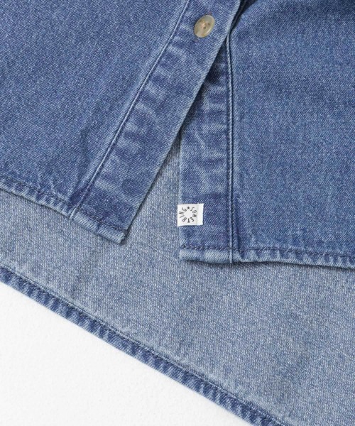 美品★別注 サムシング × F by ROSSO デニムタックチュニック SOMETHING × F by ROSSO 別注デニムタックチュニック 発売
