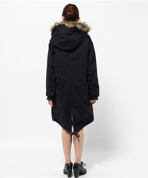 OUTLET（アウトレット）の「【WHO'S WHO gallery】MFm51（ブルゾン・レディース・ネイビー/オリーブ・FREE）」の10枚目の写真
