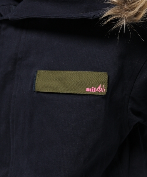 OUTLET（アウトレット）の「【WHO'S WHO gallery】MFm51（ブルゾン・レディース・ネイビー/オリーブ・FREE）」の6枚目の写真