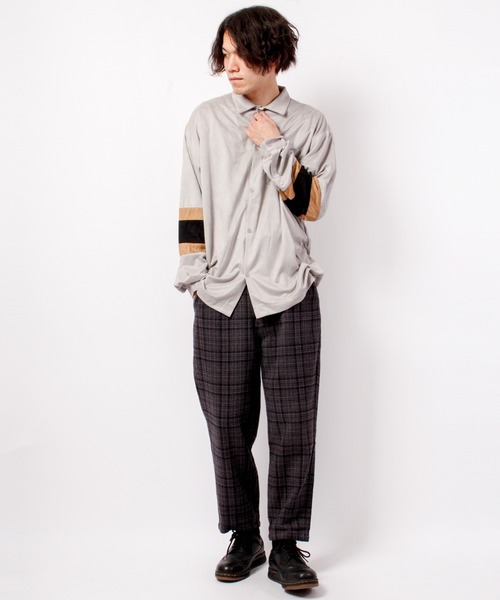 House of Blues（ハウスオブブルース）の「ネルチェックワイドイージーパンツ（その他パンツ・メンズ・ブラック/ネイビー・M/L）」の10枚目の写真