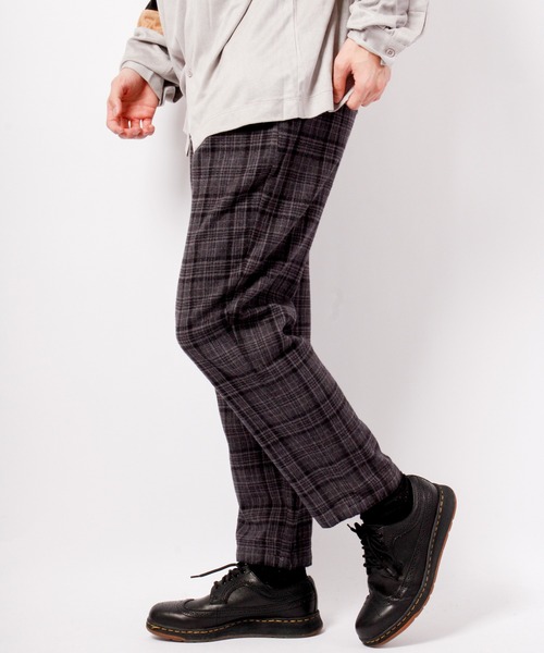 House of Blues（ハウスオブブルース）の「ネルチェックワイドイージーパンツ（その他パンツ・メンズ・ブラック/ネイビー・M/L）」の12枚目の写真