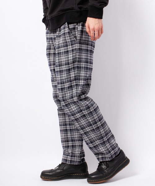 House of Blues（ハウスオブブルース）の「ネルチェックワイドイージーパンツ（その他パンツ・メンズ・ブラック/ネイビー・M/L）」の9枚目の写真