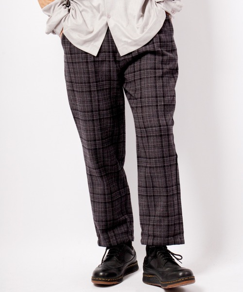 House of Blues（ハウスオブブルース）の「ネルチェックワイドイージーパンツ（その他パンツ・メンズ・ブラック/ネイビー・M/L）」の13枚目の写真