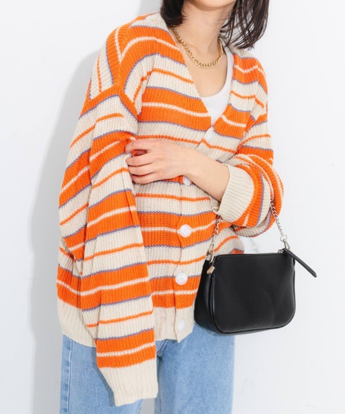 セール マルチボーダーカーディガン カーディガン ボレロ Nemne Store ネンネスタ のファッション通販 Zozotown