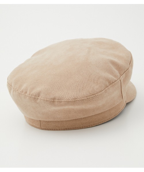 AZUL by moussy（アズールバイマウジー）の「ECO SUEDE CASQUETTE/エコスエードキャスケッ（キャップ・レディース・ブラック/ライトベージュ・FREE）」の10枚目の写真