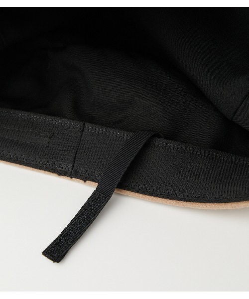 AZUL by moussy（アズールバイマウジー）の「ECO SUEDE CASQUETTE/エコスエードキャスケッ（キャップ・レディース・ブラック/ライトベージュ・FREE）」の12枚目の写真