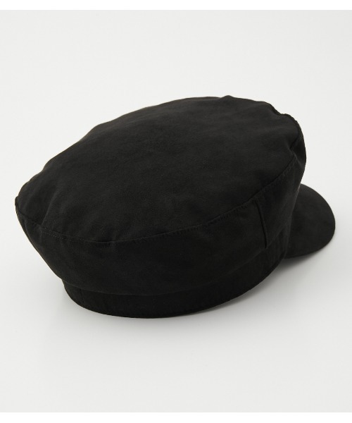 AZUL by moussy（アズールバイマウジー）の「ECO SUEDE CASQUETTE/エコスエードキャスケッ（キャップ・レディース・ブラック/ライトベージュ・FREE）」の5枚目の写真