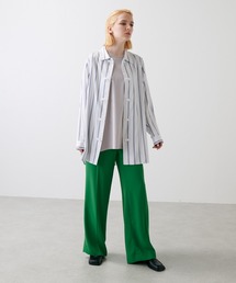 Lui's | バンブーレーヨンチャイナボタンストライプシャツ(シャツ/ブラウス)