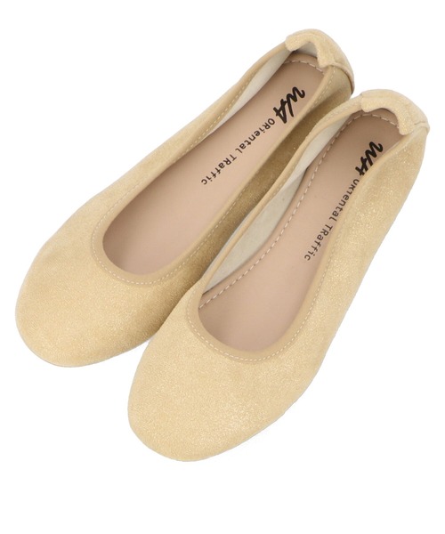 ORiental TRaffic（オリエンタルトラフィック）の「ポケッタブルラウンドトゥパンプス R-4004（パンプス・レディース・ブラック/ゴールド/ブルー・40/38/39/41/42/43/35/36/37/34/33）」の6枚目の写真