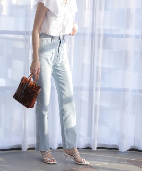 VIVIAN（ヴィヴィアン）の「メニー華奢ストラップクリアヒールサンダル（サンダル・レディース・ナチュラル/ブラック/アンティークゴールド/ブルー/グリーン/ホワイト・LL/S/M/L）」の11枚目の写真