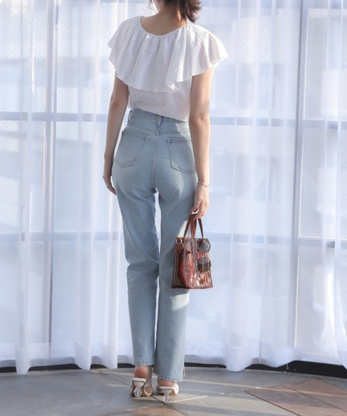 VIVIAN（ヴィヴィアン）の「メニー華奢ストラップクリアヒールサンダル（サンダル・レディース・ナチュラル/ブラック/アンティークゴールド/ブルー/グリーン/ホワイト・LL/S/M/L）」の12枚目の写真